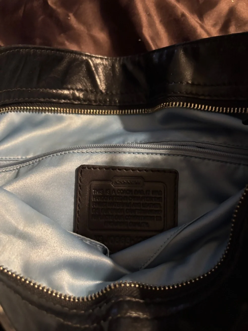 Coach Signature Black Hobo